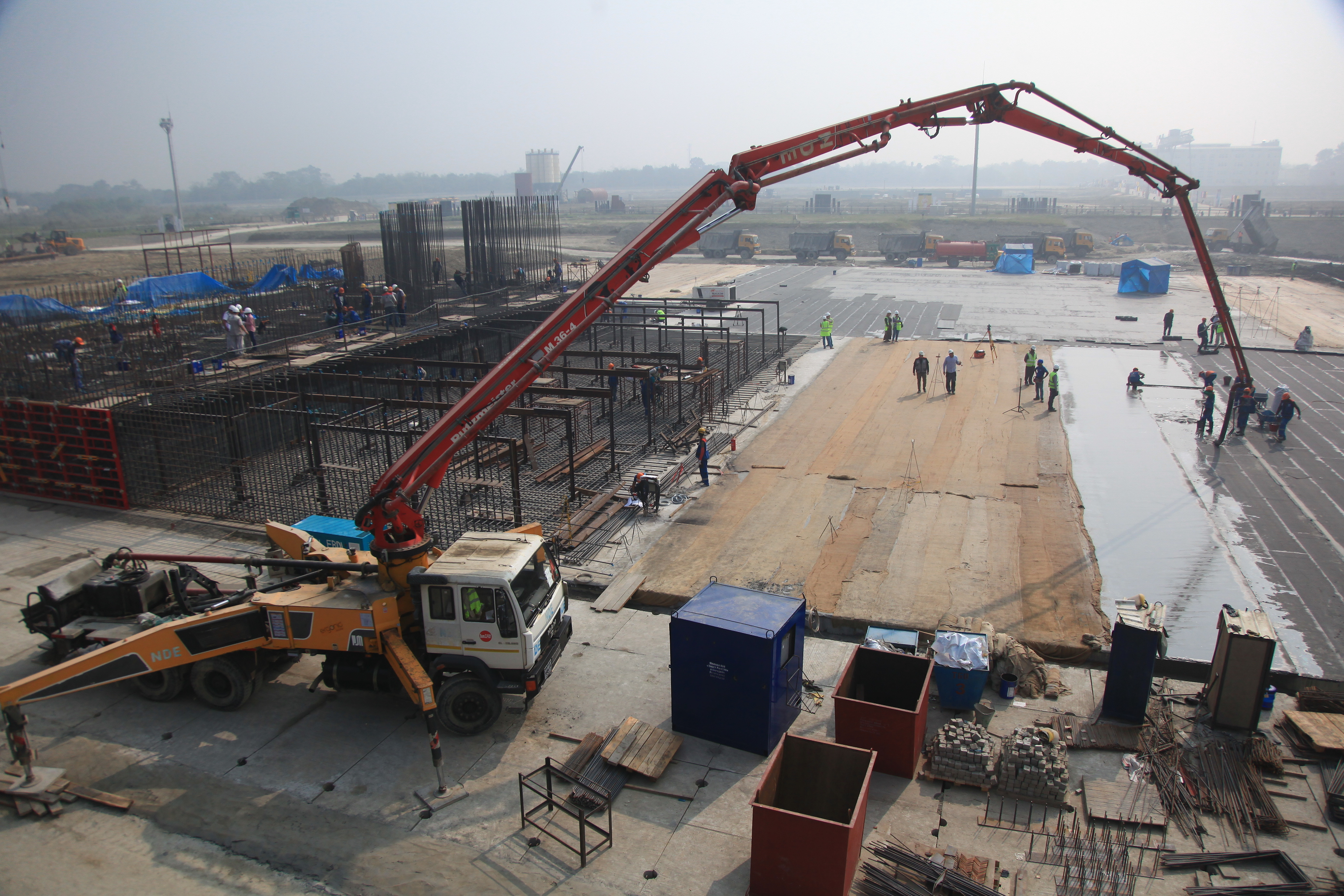 First concrete poured at the Rooppur NPP construction site in Bangladesh