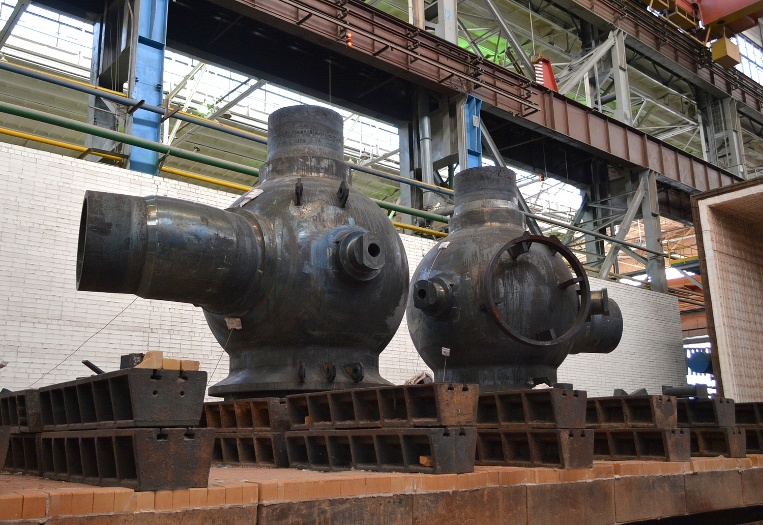 Assembly of pump spherical casings for Rooppur NPP completed at Petrozavodskmash