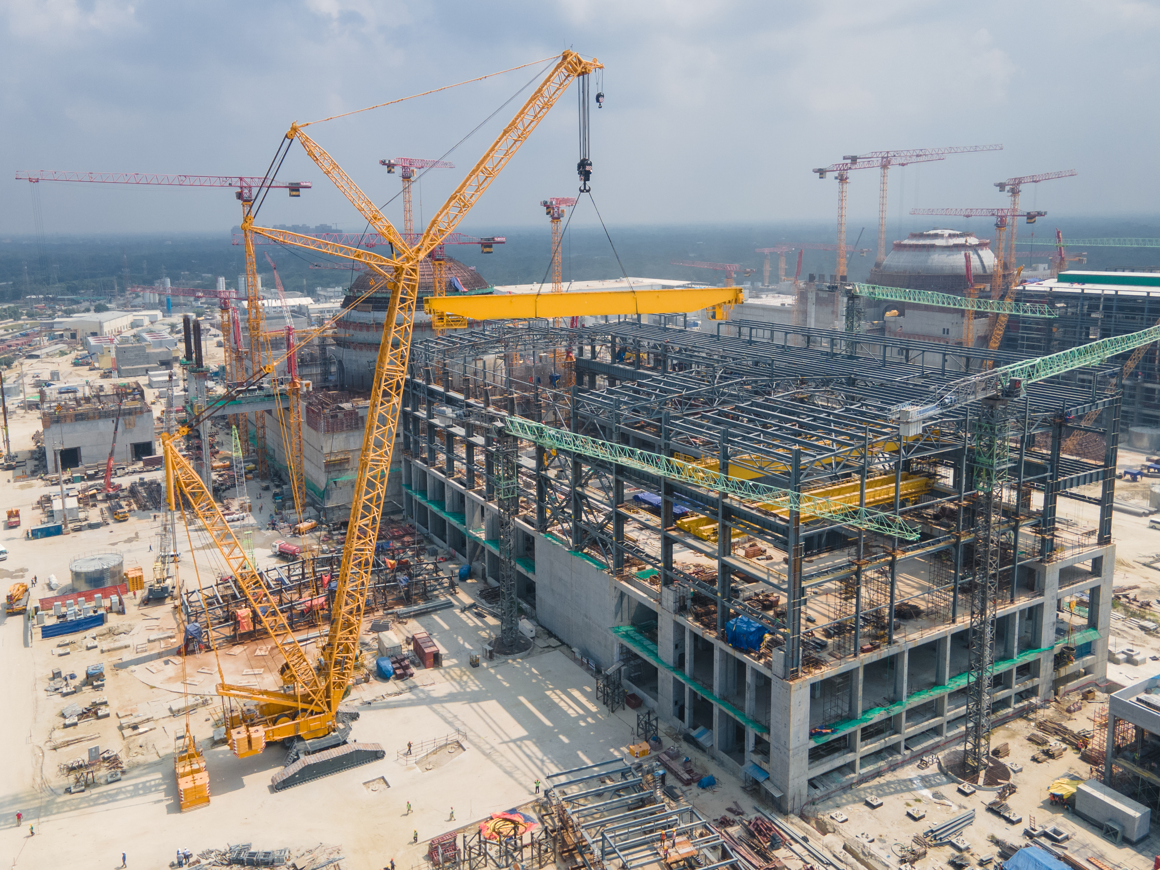 Bridge cranes installation completed at Unit 2 of Rooppur NPP