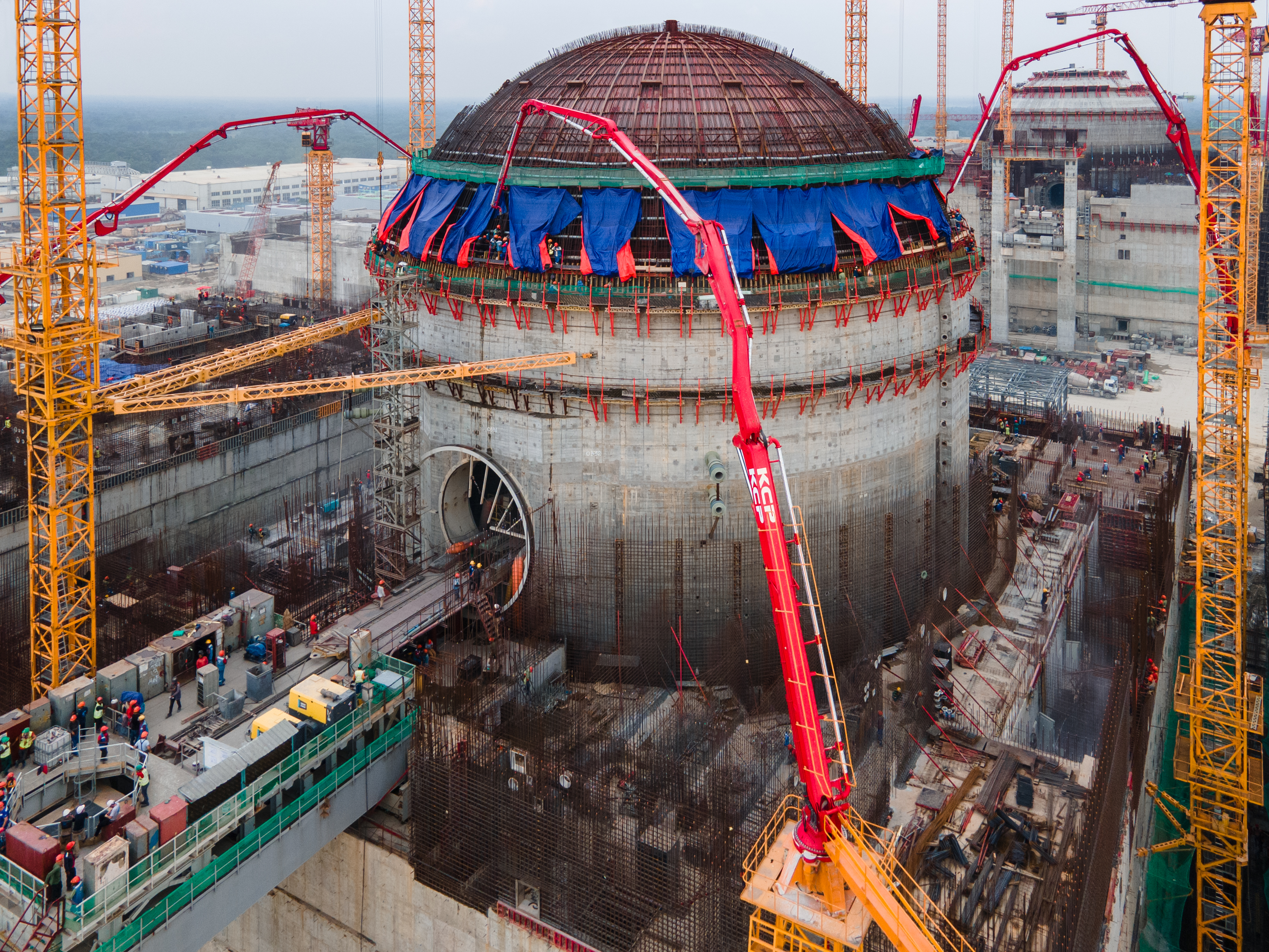 Concreting of the Inner Containment Dome has Started at Rooppur NPP, Power Unit No. 2