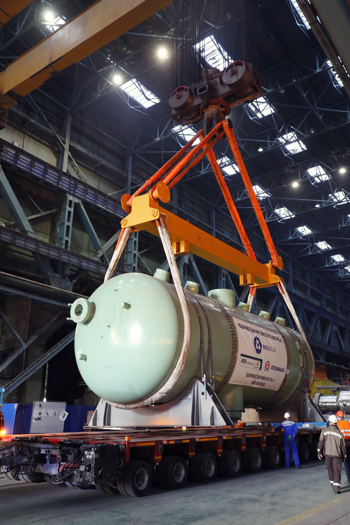 Russia Shipped the Second Steam Generator for Unit 4 of Kudankulam Nuclear Power Plant in India