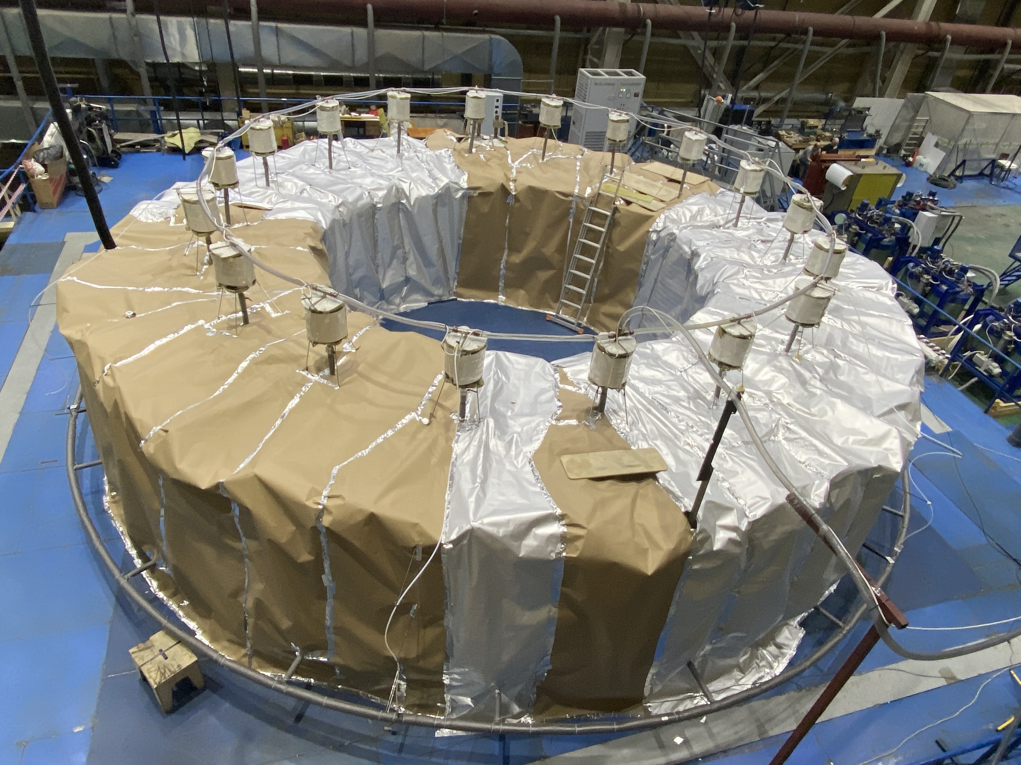 Russian Poloidal Field Coil 1 for the ITER machine has passed a key manufacturing stage