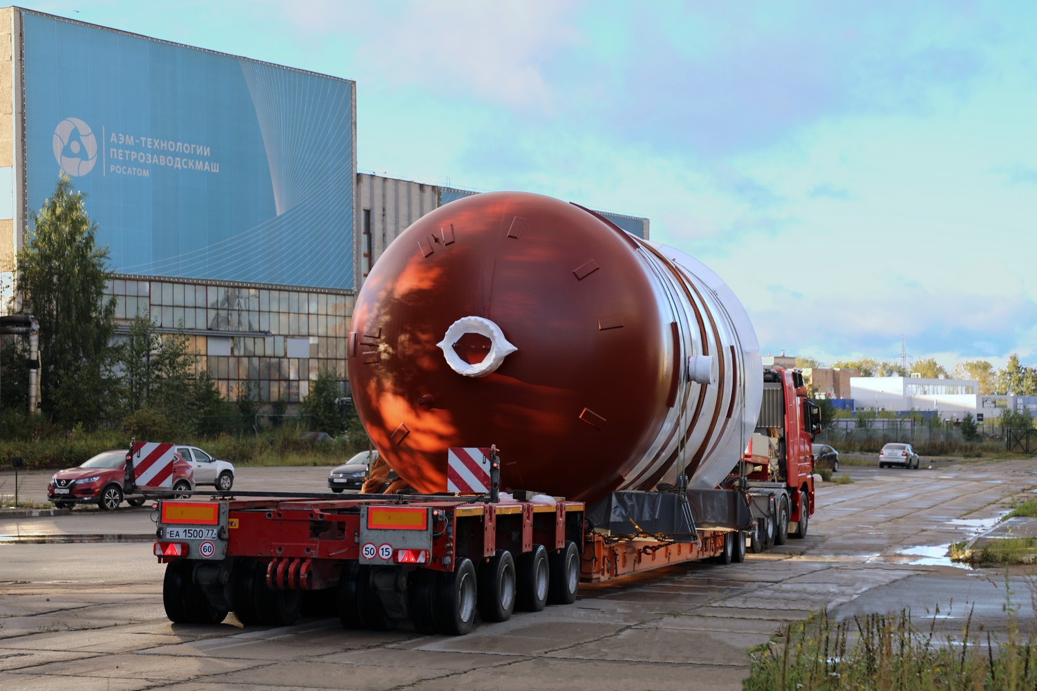 Petrozavodskmash started shipping safety system accumulators for Rooppur NPP